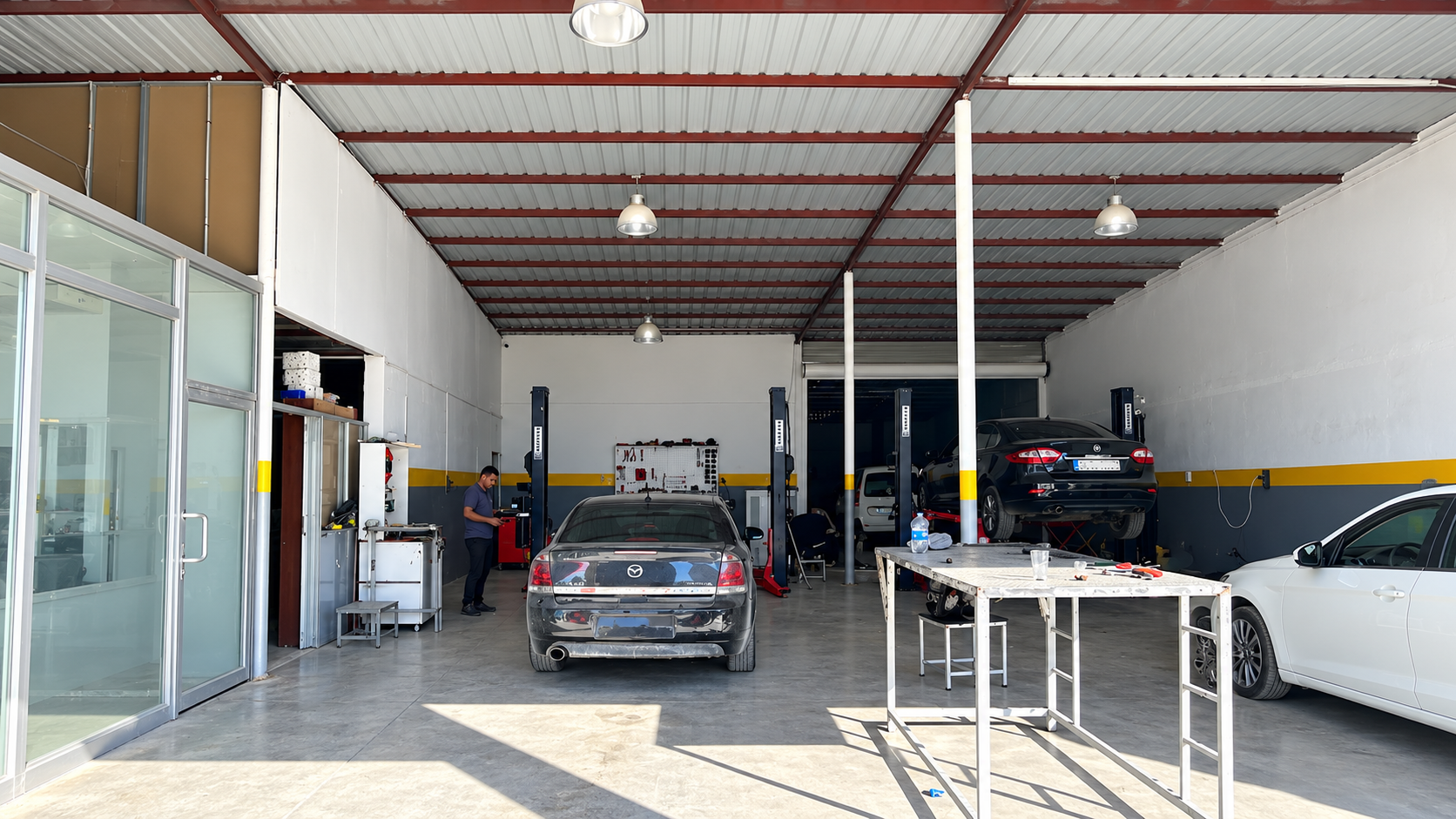 Kaporta servis alanı